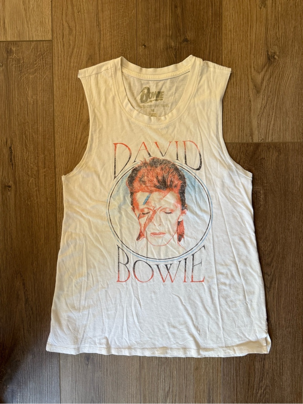 Official David Bowie 40th Anniversary Aladdin Sane Tank Top Medium
